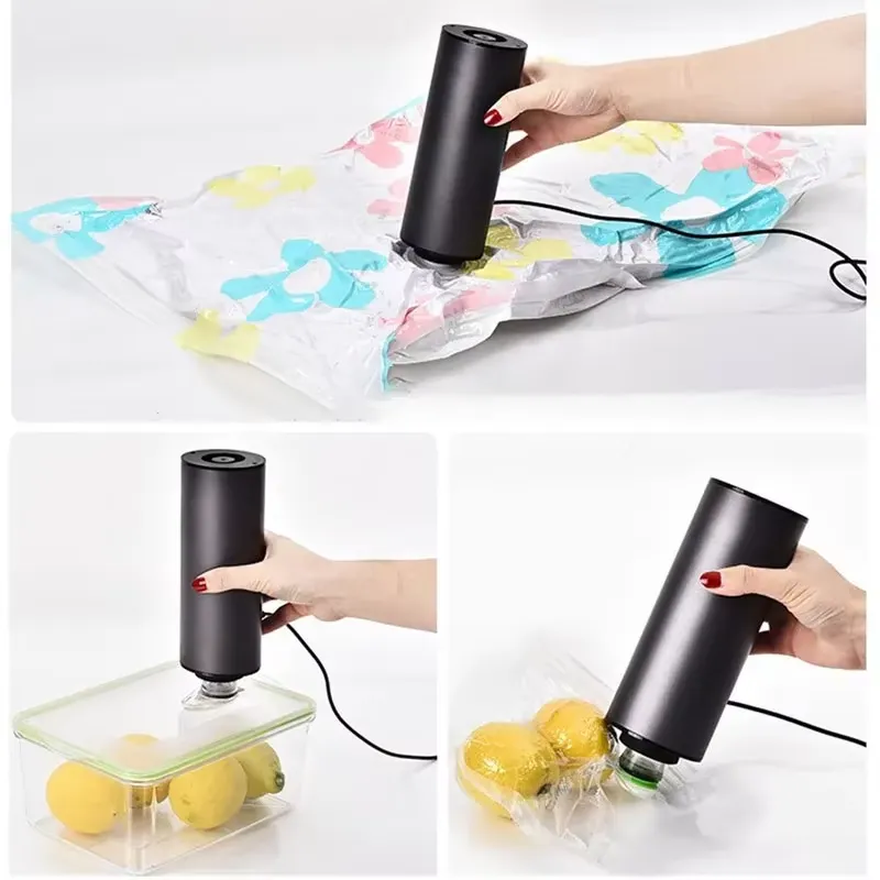 2in1ポータブルエアバキュームマシンミニインフレーターエア - Food Storage Vacuum Pump のレビューと価格