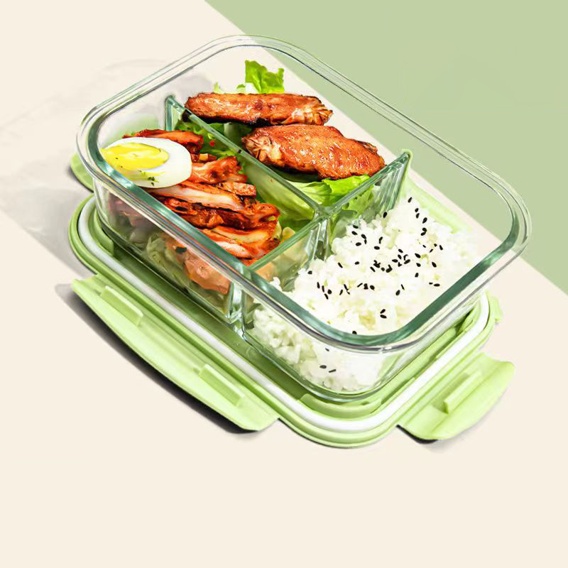 新しいスタイル弁当箱ガラス 1050 ミリリットル電子レンジ - Food Storage Safe のレビューと価格