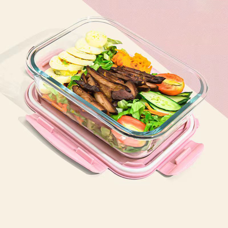 新しいスタイル弁当箱ガラス 1050 ミリリットル電子レンジ - Food Storage Safe のレビューと価格