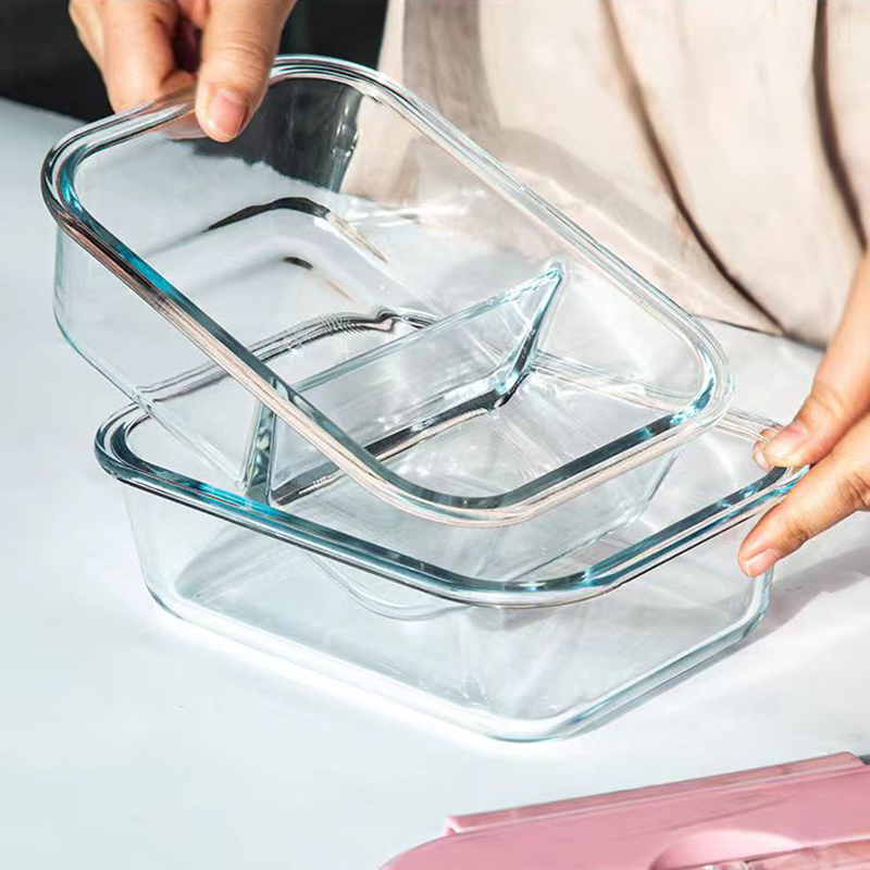 新しいスタイル弁当箱ガラス 1050 ミリリットル電子レンジ - Food Storage Safe のレビューと価格