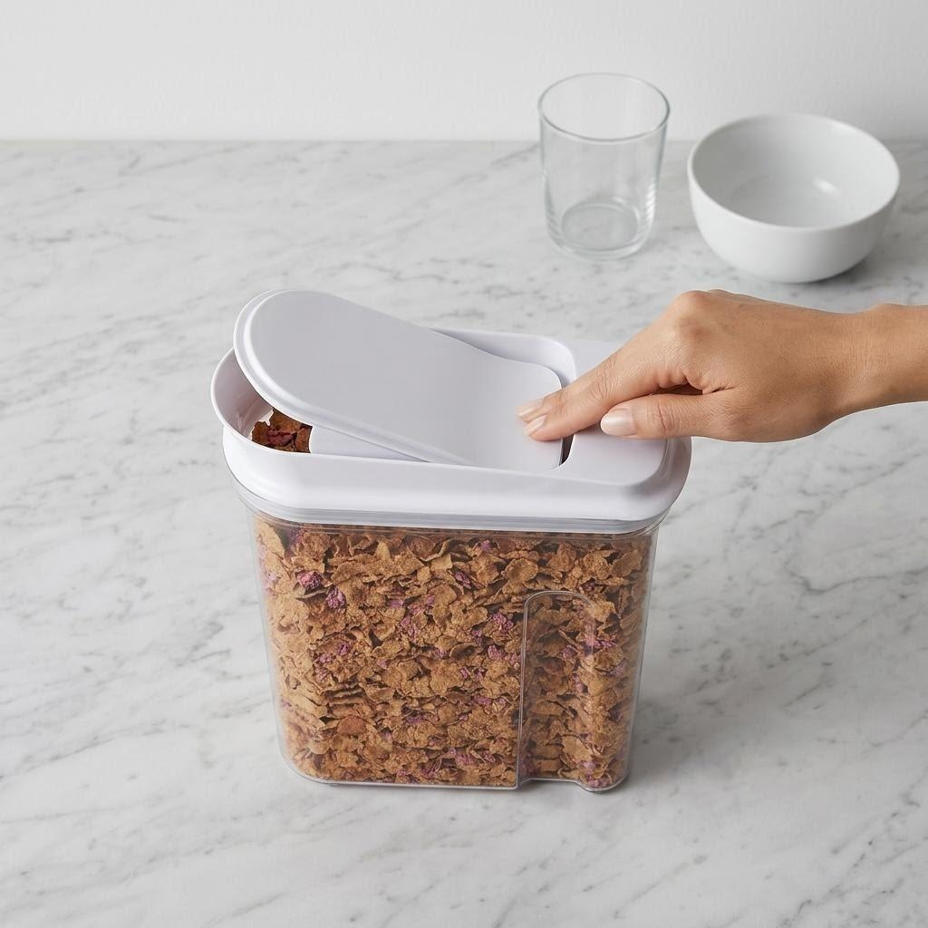 気密食品保存容器 パントリー用 透明プラスチック製 気密キッ - Food Storage In Pantry のレビューと価格