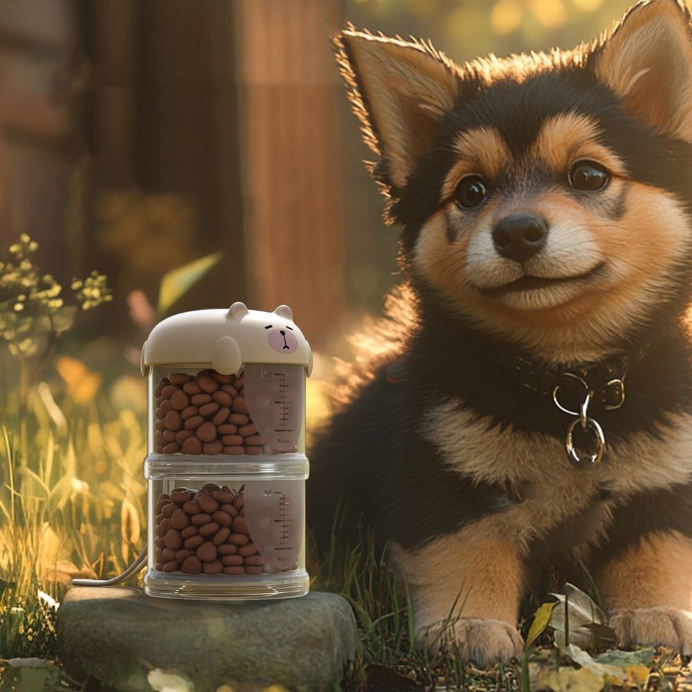 実用的なプラスチック製多層キャットフードボックス密封されたか - Food Storage Dog のレビューと価格